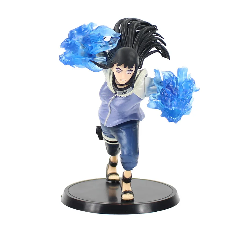 

18CM NARUTO Hyuuga Hinata Battle Gentle Step Twin Lion Fists Ver. PVC Figure Doll Collectible Model Toy