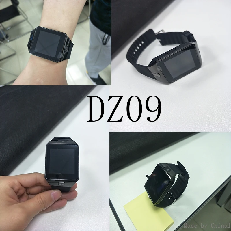 DZ09 Смарт часы Цифровые мужские для Apple iPhone samsung Android мобильный телефон Bluetooth SIM TF