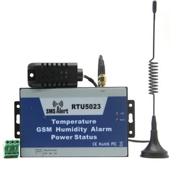 

RTU5023 GSM SMS Environment Alarm Remotely Monitoring Onsite Temperature Humidity Sensor Power Status By Wireless GSM Network