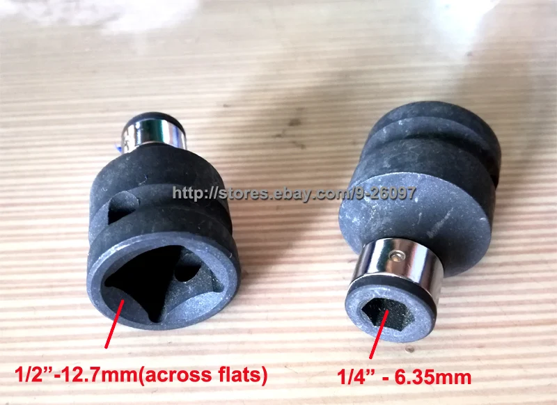 2pcs10pcs /lot 1/4" hexagon Drill Chuck Adaptor for Impact Wrench