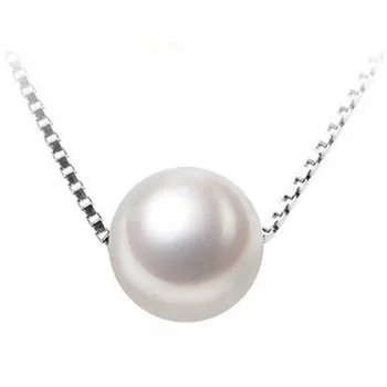 

Pear Pendant Necklace with 925 Sterling Silver Box Chain Jewelry for Women