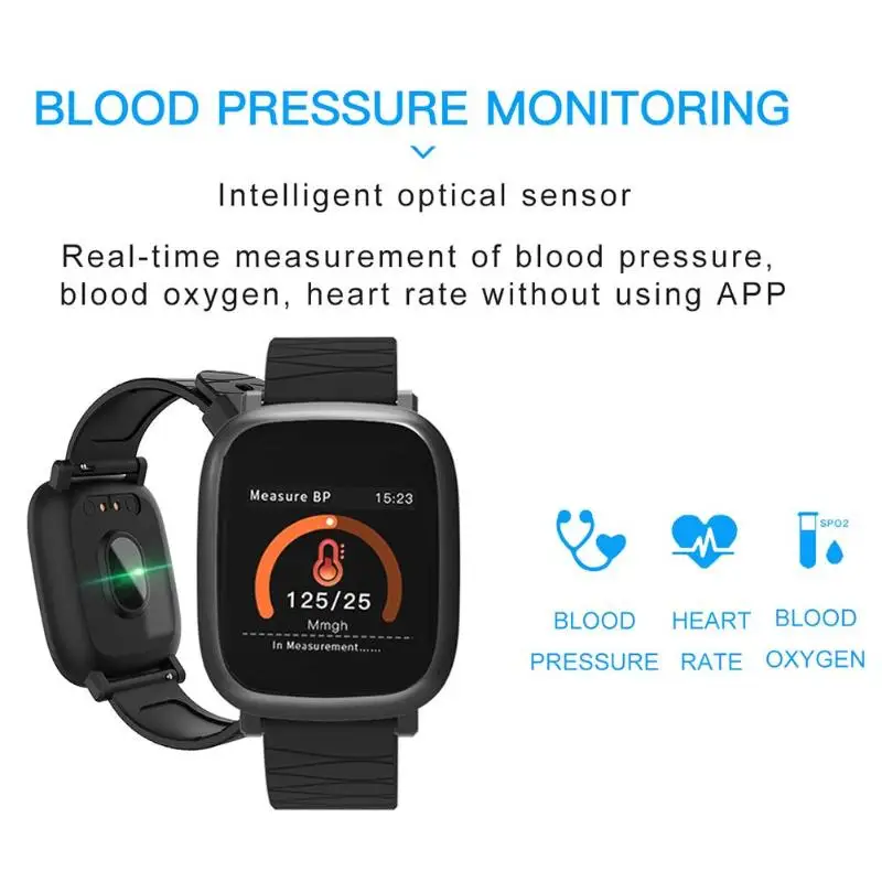 Водостойкий умный браслет 1,3 дюймов цветной экран пульсометр трекер Smart Band спортивные браслет Bluetooth шагомер ремешок для часов