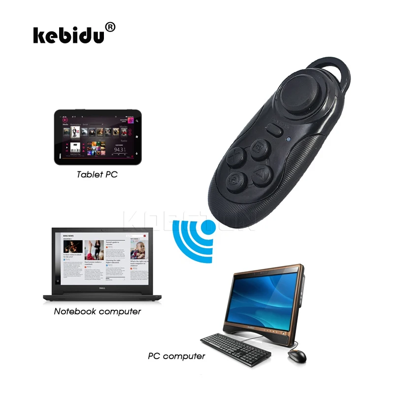 

kebidu Bluetooth Selfie Controller Selfie Remote Shutter Gamepad Wireless Mouse For iPhone PC for Android / iOS Smart Phone