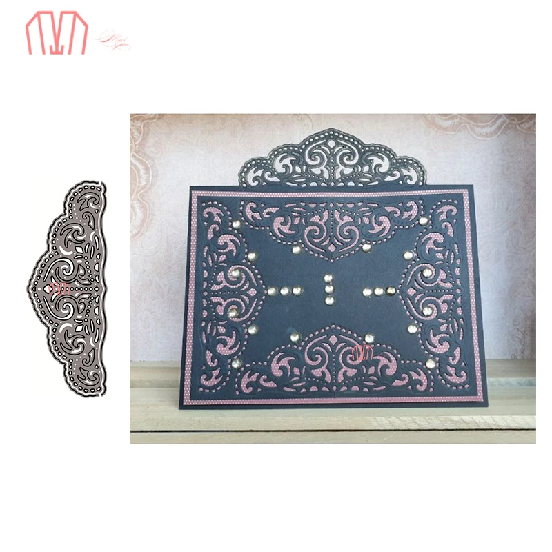 

Mai Ruby Edge Border Lace Metal Cutting Dies Stencils for DIY Scrapbooking photo album Decorative Embossing DIY Paper Cards