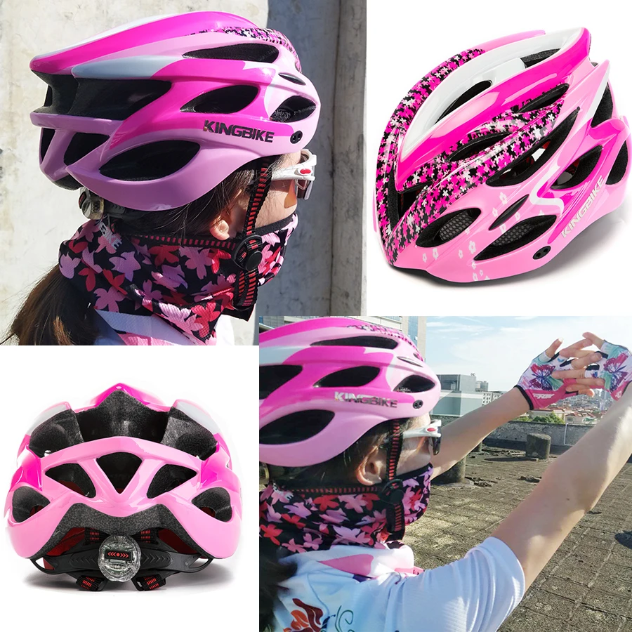 Women's pink bicycle helmet Clearance