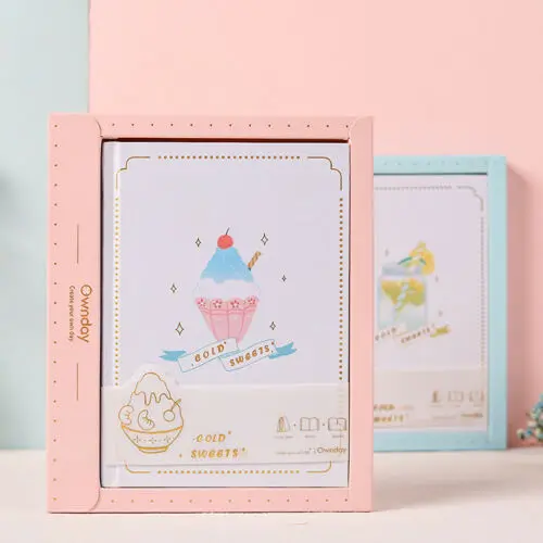 

A Summer Colorful A5 Hardcover Cute Small Fresh Hand Account Diary Notebook