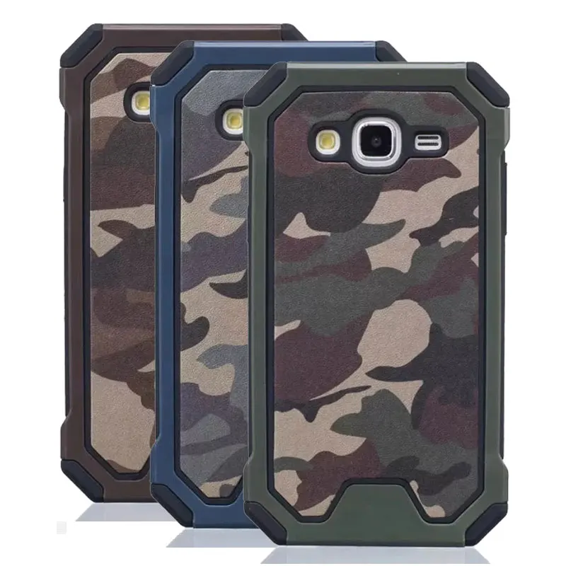 

Case For Samsung Galaxy J5/J7 2015 mobile Phone bag Military Camo PC+Soft Silicon Camouflage For Samsung J700 J500