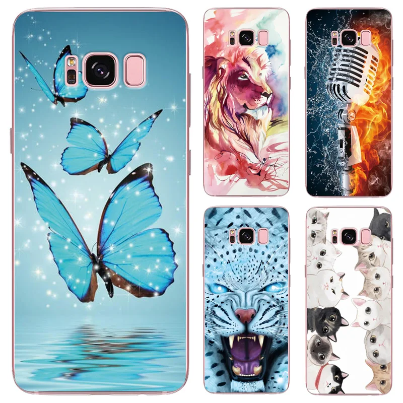 Luxury Printing Drawing Design Case For Samsung Galaxy S8 Protective Back Cover Case For Samsung ...