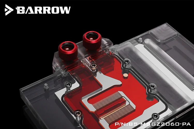 Водяной блок Barrow GPU для MSI RTX 2070 Ventus 8G/RTX 2060 Gaming Z Ventus 6G с полным покрытием Видеокарта кулер для воды