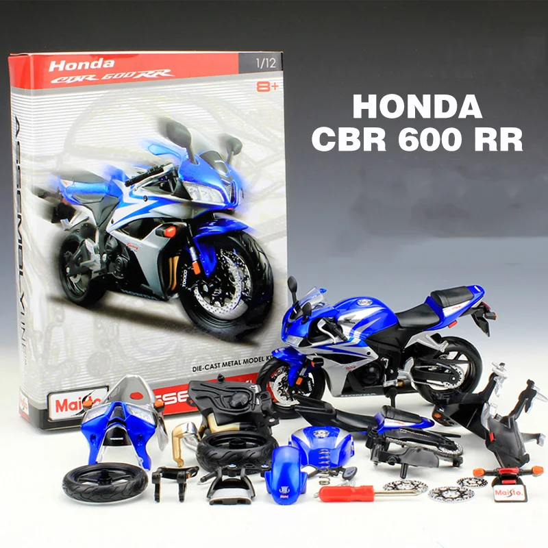 Maisto 1:12 мотоцикл игрушка CBR600RR имитация мотора Автомобиль DIY Модель Строительные