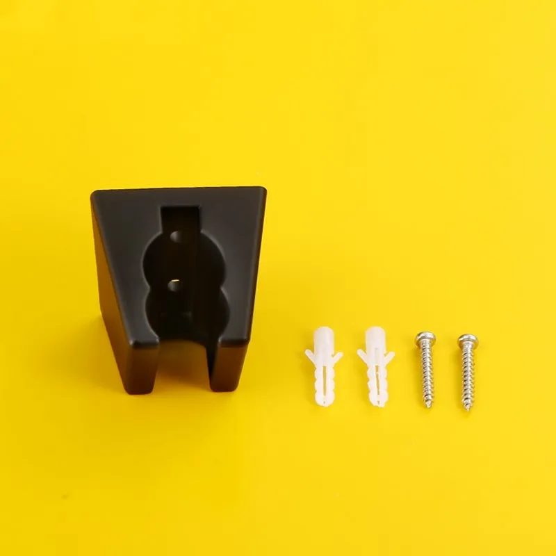 Black Solid stainless steel bathroom handheld shower head holder wall mounted Fixed bracket