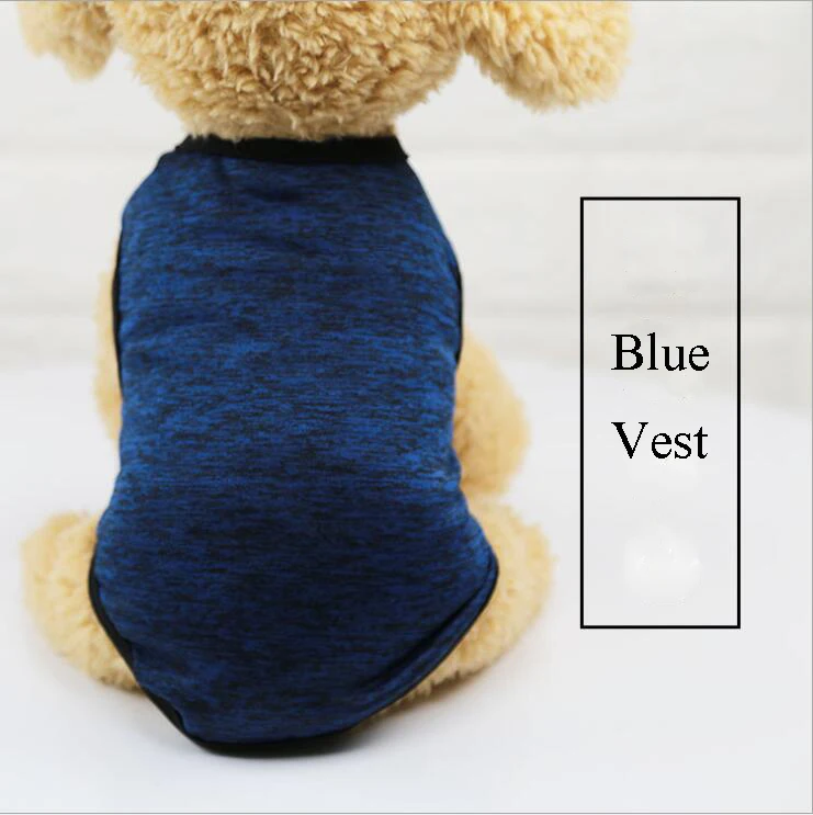 Одежда для собак, куртка для питомца, одежда для щенков, куртка, пальто, одежда для маленьких щенков, костюм, красивая одежда для собак, Свитера для отдыха - Цвет: Dark blue