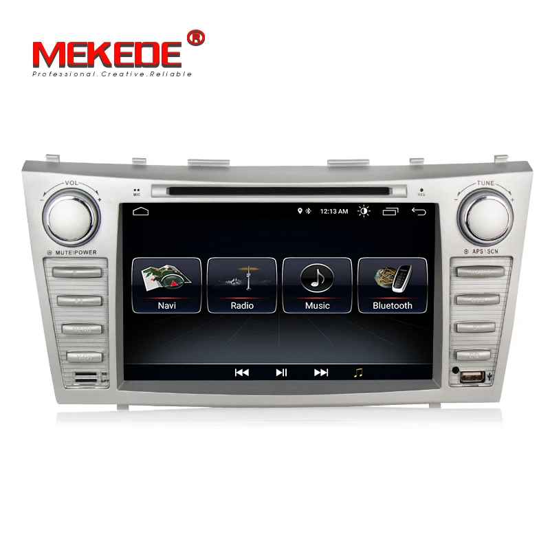 Perfect 2 DIN 8" Android 8.0 Car dvd player radio audio For Toyota Camry 2007 2008 2009 2010 With BT WIFI RDS dvd multimedia GPS Navi 2