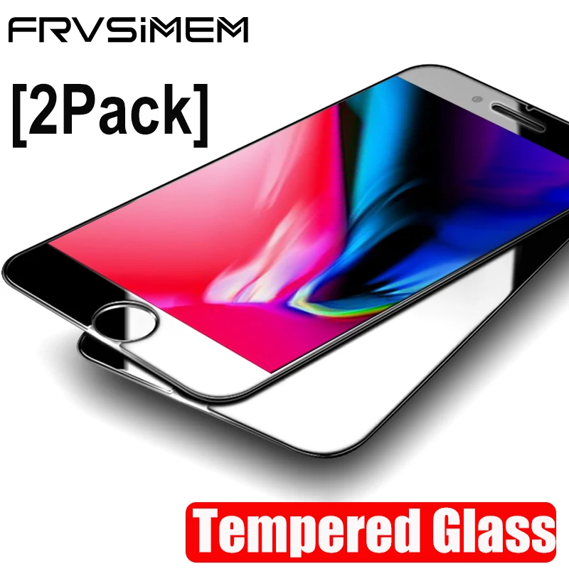 

[2 Pack] for Apple iPhone X XS MAX XR 4 4s 5 5s SE 6 6S 7 8 Plus Tempered Glass Screen Protector [Case Friendly] HD 2Pcs/Lot