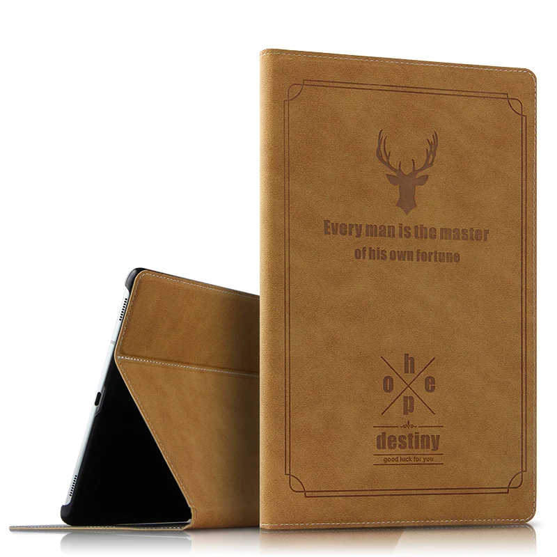 For Samsung Galaxy Tab S5e 2019 Case Retro Deer Pattern PU for SM-T720 SM-T725 T720 T725 10.5'' stand smart cover funda + Pen-5