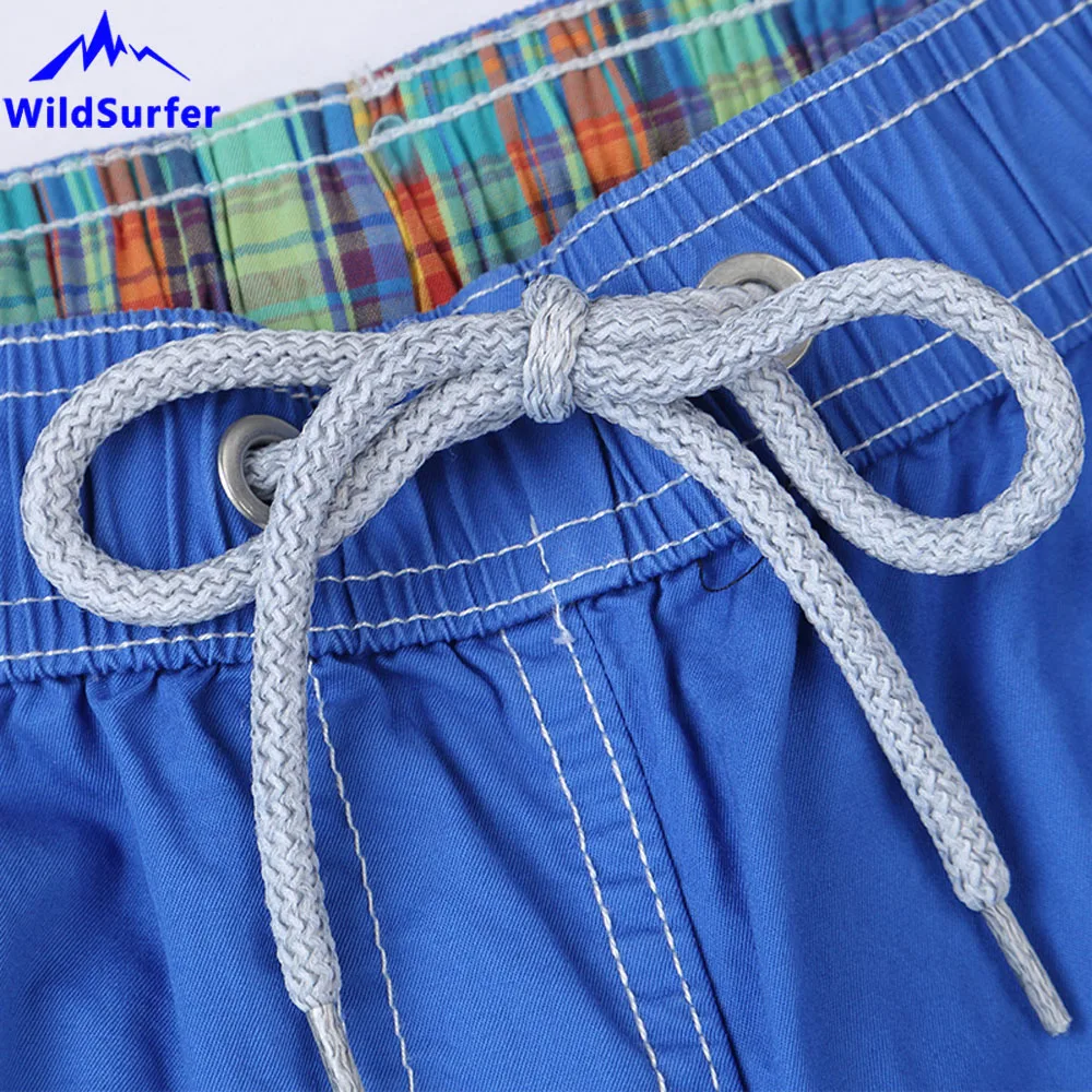 Шорты WildSurfer мужские пляжные однотонные быстросохнущие Бермуды одежда для