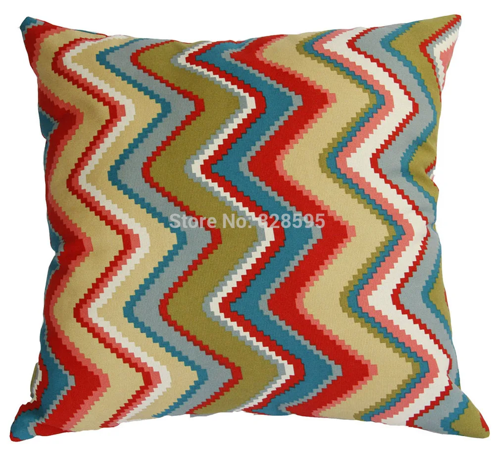 EA305 21" x 21" INCH / 54 x 54CM Rainbow Stripe Printed A grade Cotton