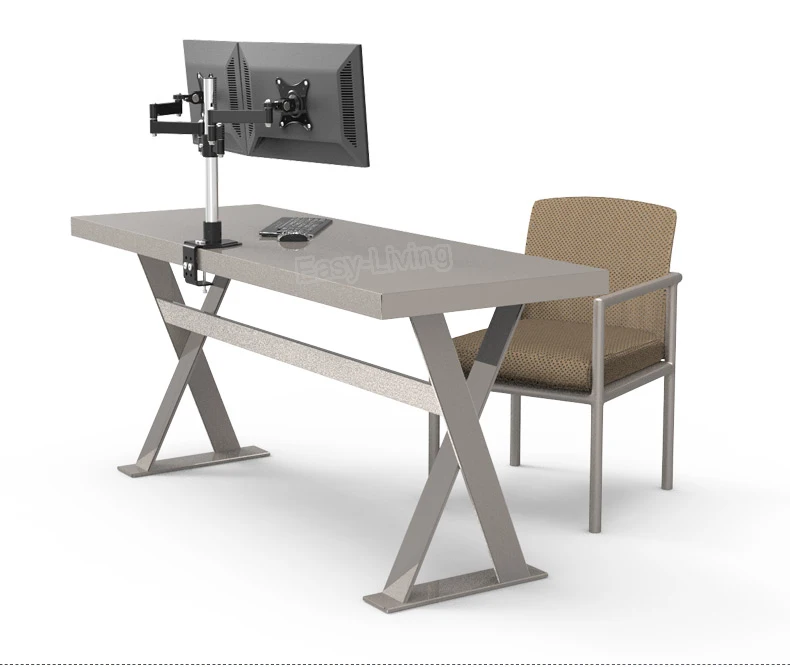 Desktop Dual LCD Computer Monitor Holder 360degree
