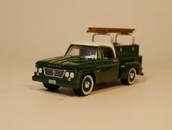 Авто ИНН-Greenlight 1: 64 1963 Dodge D-100 литой модельный автомобиль