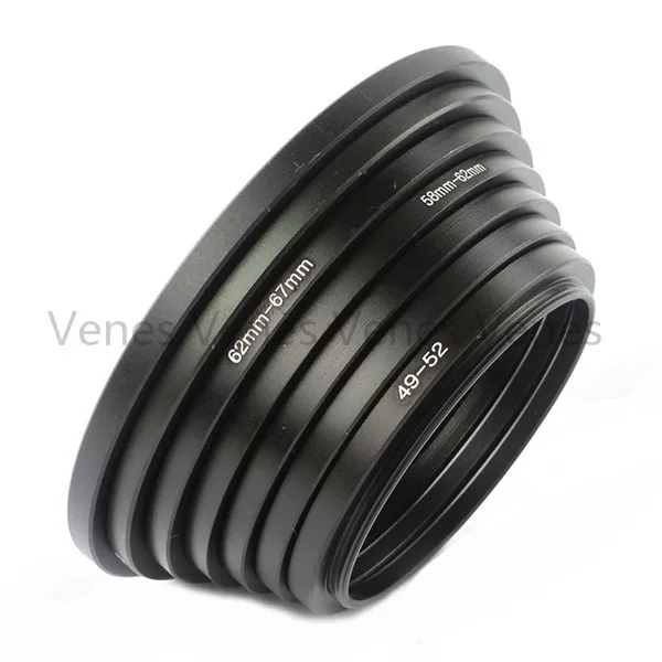 49-77mm Step Up Ring Filte Adapter Set /49mm Lens to 77mm Accessory
