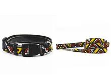 soft nylon Pet dog collar lead  S L  two size pet puooy collars for small large dog leash stylish collars for pets
