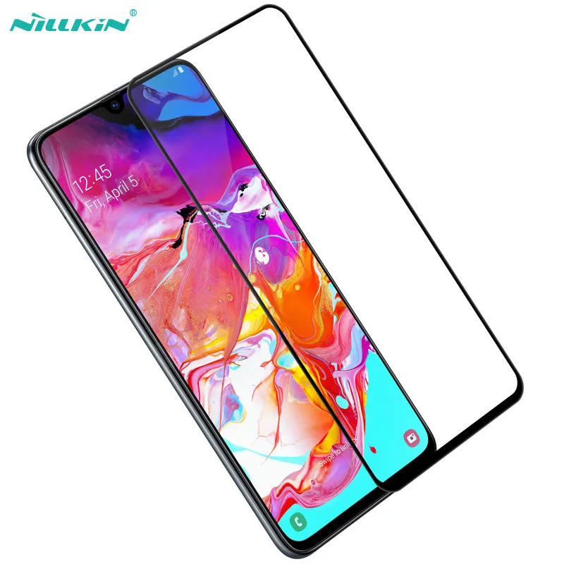 Защитное стекло NILLKIN CP + закаленное с полным покрытием для Samsung Galaxy A70 9H 2.5D защитная