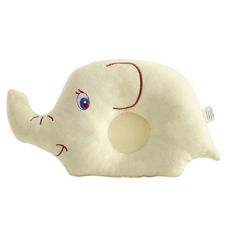 0-24 м Подушка для новорожденного с плоской головкой, поддерживающая Подушка для сна, предотвращающая появление слона Bebe, стильная подушка в подарок - Цвет: as show