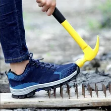 Winter new men's work boots anti-mite labor insurance shoes breathable mesh safety protection couple shoes 35--46 Winter new men's work boots anti-mite labor insurance shoes breathable mesh safety protection couple shoes 35--46