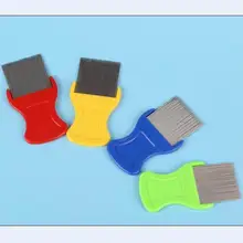 9 см металл, нержавеющая сталь вшей гребень Detangle вошь Расческа Щетка для волос для ухода за волосами очистки парикмахерских Стилизация инструмент