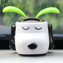 YiZhi прекрасный встряхнуть головой собака солнечной энергии Автомобиль Стайлинг