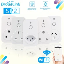 Broadlink оригинальная SP2 WiFi умная розетка BR UK AU Plug работает с Alexa Google Home приложение для умного дома розетка с дистанционным управлением