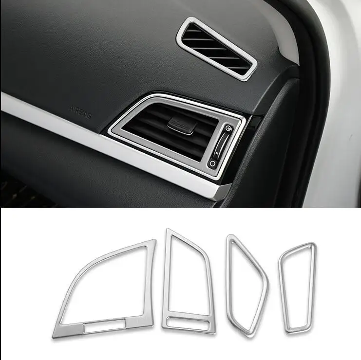 

2PCS FIT FOR 2016 2017 HYUNDAI ELANTRA AVANTE DASHBOARD AIR VENT TRIM COVER BEZEL GARNISH FRONT INSERT FRAME OUTLET RING