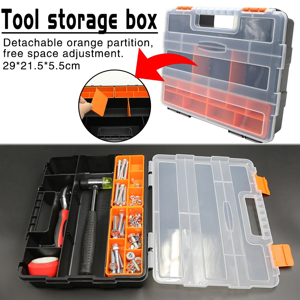 Практичная коробка для хранения инструментов из АБС-пластика с винтовой отверткой, Аксессуары для инструментов, коробка для инструментов для ремонта авто