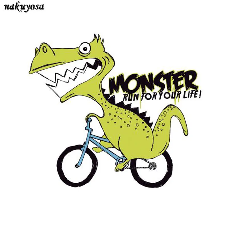 5 шт. Зеленый Динозавр для езды на велосипеде патчи одежды полоски одежде diy