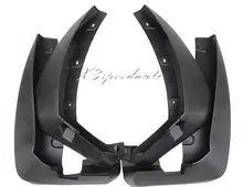 High Quality 4PCS Black Soft Plastic Fenders Mudguards For Renault Koleos 2008-2014 2013