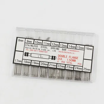 

360pcs/set 18 size Watch Accessories Thick Leather Watchband Steel Fixed Axis Bracelet of Watch