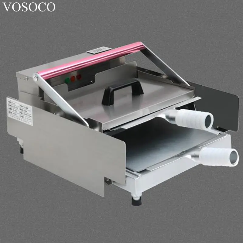 

baked hamburger machine toaster 800W Hamburg double layer machine board bun toaster Food baking McDonald's /KFC Burger 220V