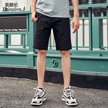 Enjeolon летние новые шорты мужские однотонные облегающие мужские повседневные винтажные шорты Модная высококачественная одежда в стиле хип-хоп K6846