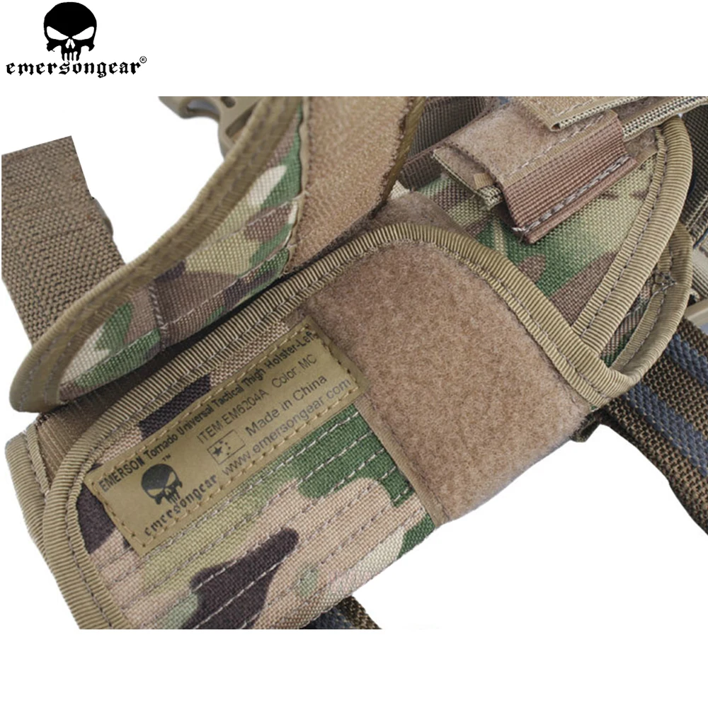 EMERSONGEAR КАПЛЕВИДНАЯ ножная кобура тактическая охотничья правая ружья кобура Регулируемая твердость пистолет кобура Мультикам EM6204