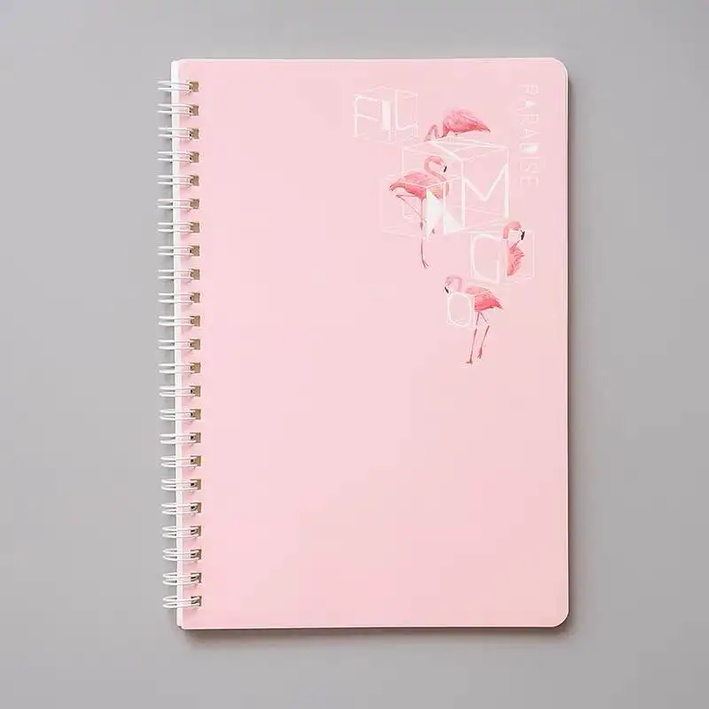 Creative stationery flamingo notepad A5 notebook small fresh coils this hand ledger student supplies 120 pages Creative stationery flamingo notepad A5 notebook small fresh coils this hand ledger student supplies 120 pages