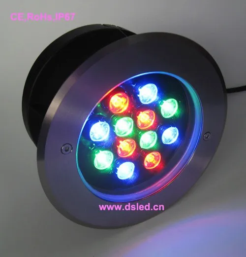 Emissor de Luz w ao ar Rgb de Alta Ip68 12 Livre Potência Diodo Embutida Levou Piscina Luz Aço Inoxidável Ds 11s 09 12w rgb 12 v Dc Tensão Constante 4 Holofotes de LED