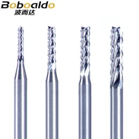 cnc קאטר 3.175mm SHK קרביד PCB חריטה כלים קרביד סוף כרסום CNC קאטר חיתוך לקדוח חור endmill Circuit Boards (1)