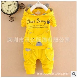 

Free shipping long suit, spring clothing boy baby baby cute cotton baby clothes