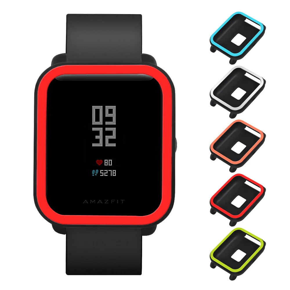 Мягкий чехол из ТПУ Для Xiaomi Huami Amazfit Bip Lite Youth Smart чехол для часов Силиконовый чехол 22 мм ремешок оболочка для Amazfit