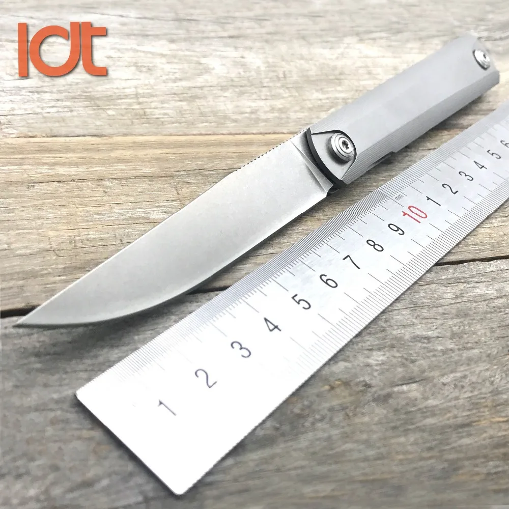 LDT Zebra MS2 Folding Knives S35VN Blade Titanium Handle Knife Ball Bearing Outdoor Tactical Survival Camping Knife EDC Tools