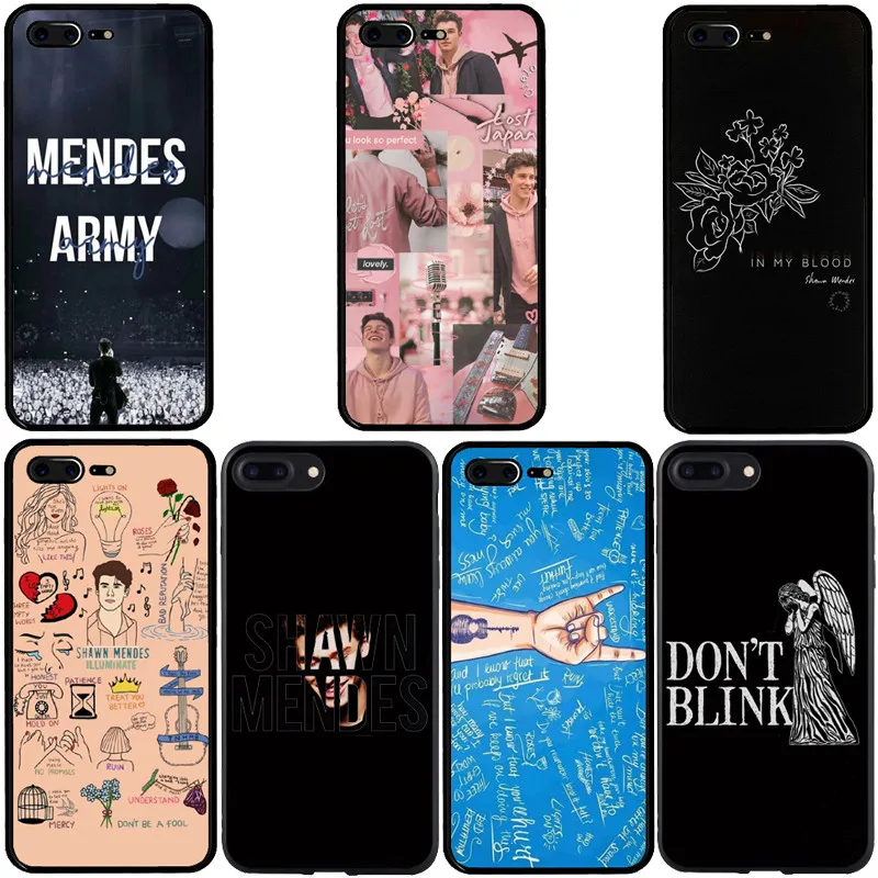 

Canada songwriter Mendes Shawn In my blood Black TPU soft silicone phone case for iPhone11 11Pro 11ProMax X XR XS Max 8 8Plus 7 7Plus 6s 6Plus