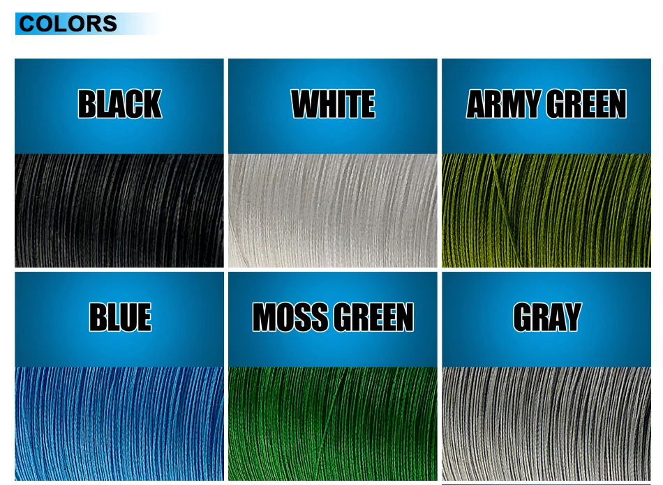 8 strands braided fishing line 1500m multifilament fishing line (4)