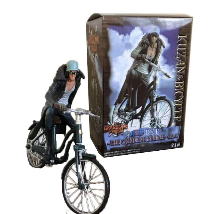 

15cm One Piece DXF The Grandline Vehicle Vol.2 Kuzan Riding Bicycle Figurine PVC Action Figure Collectible Model Kids Toy Doll