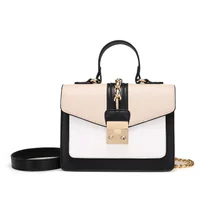 Женская дизайнерская сумка женские брендовые сумки высококачественная сумка на плечо Лоскутная Женская сумка bolsas Chains hasp цветные сумки