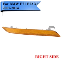 Lado derecho Marcador Luz de Advertencia Reflector de Parachoques Delantero Para BMW E71 E72 X6 M Sport xDrive 2007-2014 Car-Styling # W101-R